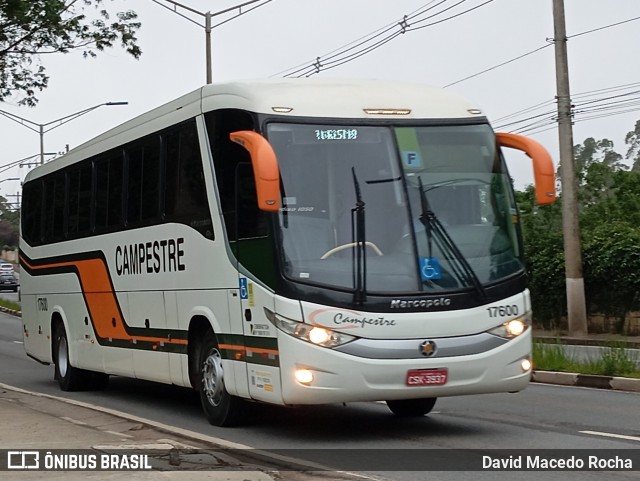 Viação Campestre 17600 na cidade de Cotia, São Paulo, Brasil, por David Macedo Rocha. Número da foto: #12732998.