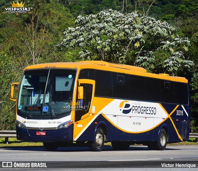 Viação Progresso 30316 na cidade de Petrópolis, Rio de Janeiro, Brasil, por Victor Henrique. Número da foto: #12734825.