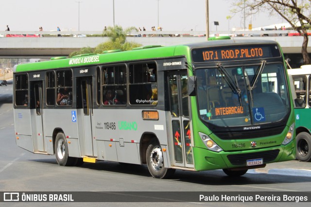 Viação Piracicabana Distrito Federal 118486 na cidade de Brasília, Distrito Federal, Brasil, por Paulo Henrique Pereira Borges. Número da foto: #12735019.