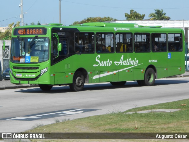 Transportes Santo Antônio RJ 161.048 na cidade de Rio de Janeiro, Rio de Janeiro, Brasil, por Augusto César. Número da foto: #12736125.