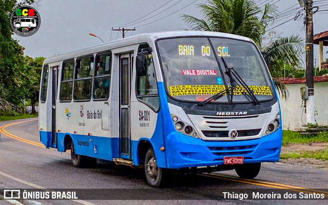 Transportes Shallon SA-001 na cidade de Belém, Pará, Brasil, por Thiago  Moreira dos Santos. Número da foto: #12734155.