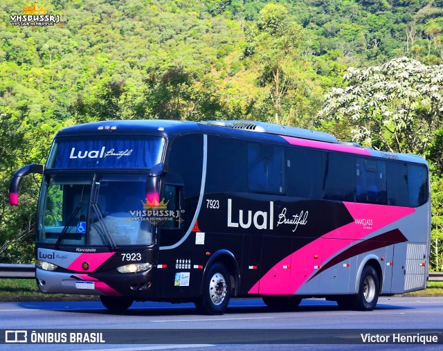 Lual Rio Turismo e Fretamento 7923 na cidade de Petrópolis, Rio de Janeiro, Brasil, por Victor Henrique. Número da foto: #12734788.