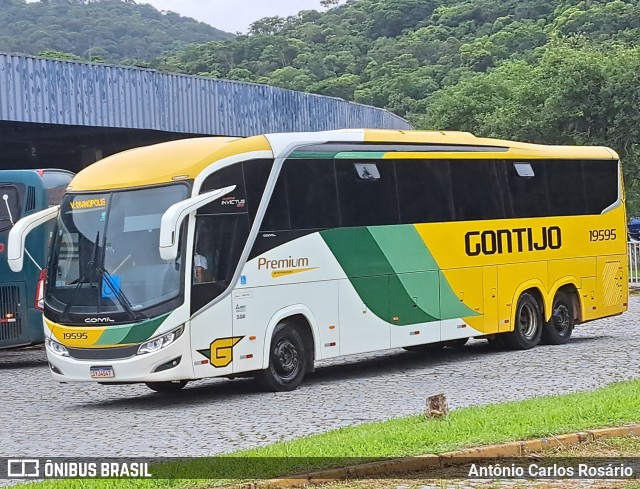 Empresa Gontijo de Transportes 19595 na cidade de Juiz de Fora, Minas Gerais, Brasil, por Antônio Carlos Rosário. Número da foto: #12733593.
