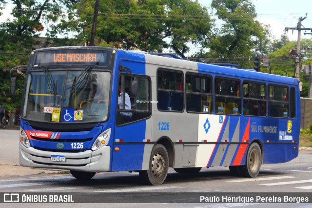 Viação Sul Fluminense 1226 na cidade de Volta Redonda, Rio de Janeiro, Brasil, por Paulo Henrique Pereira Borges. Número da foto: #12735142.