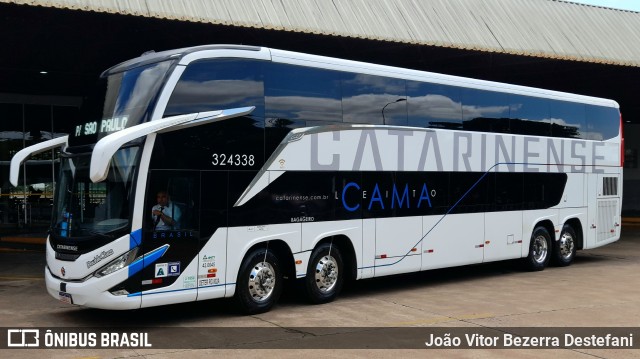 Auto Viação Catarinense 324338 na cidade de Maringá, Paraná, Brasil, por João Vitor Bezerra Destefani. Número da foto: #12733439.