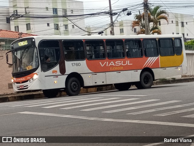 Viasul Transportes Coletivos 1760 na cidade de Itaúna, Minas Gerais, Brasil, por Rafael Viana. Número da foto: #12734998.