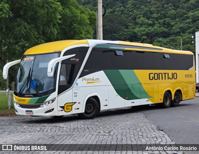 Empresa Gontijo de Transportes 19595 na cidade de Juiz de Fora, Minas Gerais, Brasil, por Antônio Carlos Rosário. Número da foto: #12733589.