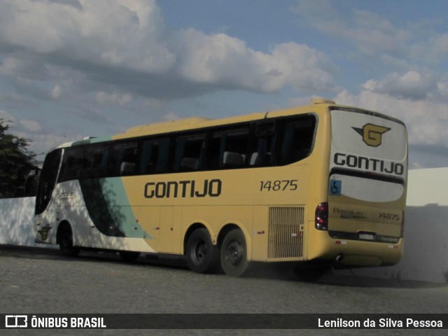 Empresa Gontijo de Transportes 14875 na cidade de Caruaru, Pernambuco, Brasil, por Lenilson da Silva Pessoa. Número da foto: #12737676.