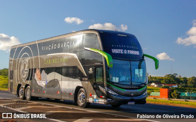 Viação Garcia 87089 na cidade de Pardinho, São Paulo, Brasil, por Fabiano de Oliveira Prado. Número da foto: #12737636.