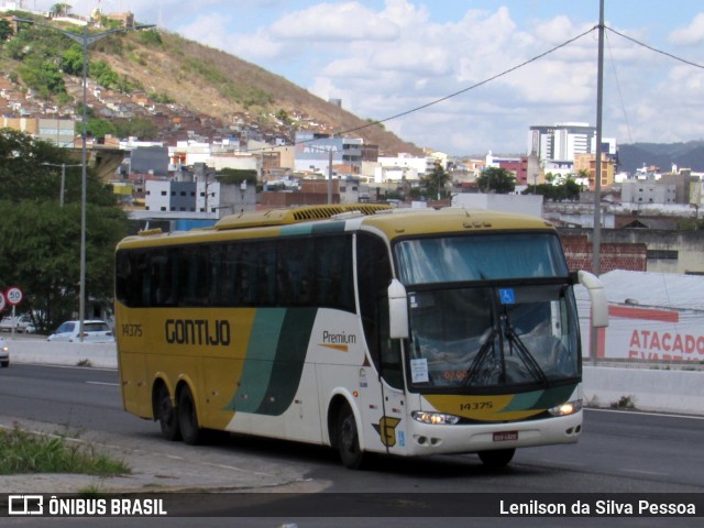 Empresa Gontijo de Transportes 14375 na cidade de Caruaru, Pernambuco, Brasil, por Lenilson da Silva Pessoa. Número da foto: #12737663.