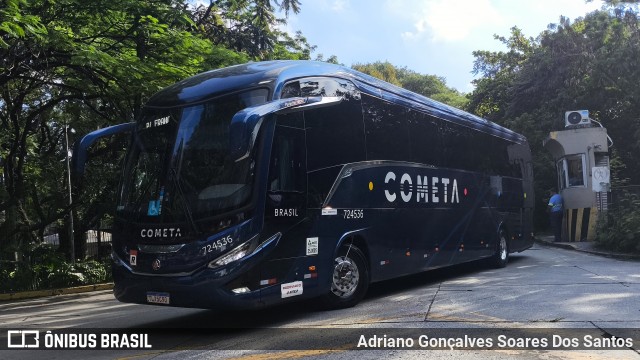 Viação Cometa 724536 na cidade de São Paulo, São Paulo, Brasil, por Adriano Gonçalves Soares Dos Santos. Número da foto: #12736549.