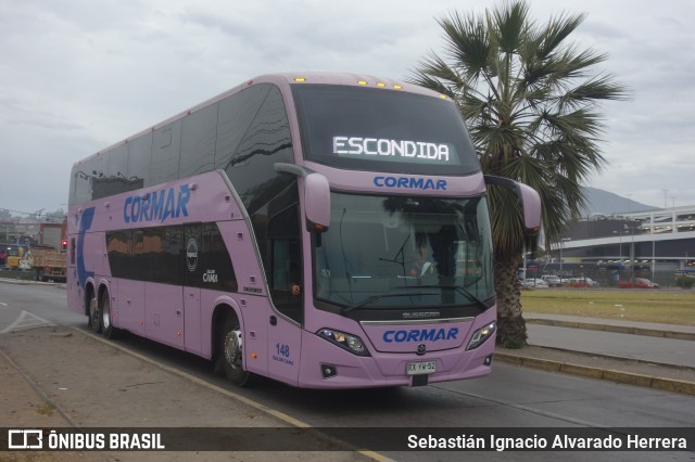 Cormar Bus 148 na cidade de La Serena, Elqui, Coquimbo, Chile, por Sebastián Ignacio Alvarado Herrera. Número da foto: #12737719.