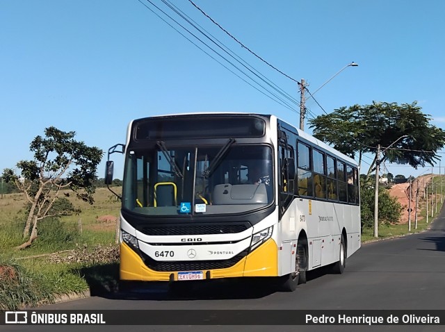 Pontual Sul Transporte e Turismo 6470 na cidade de Botucatu, São Paulo, Brasil, por Pedro Henrique de Oliveira. Número da foto: #12736490.