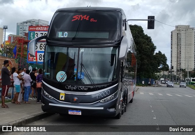 Style Bus 19000 na cidade de Santos, São Paulo, Brasil, por Davi Cesar. Número da foto: #12738274.