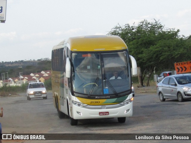Empresa Gontijo de Transportes 21310 na cidade de Taquaritinga do Norte, Pernambuco, Brasil, por Lenilson da Silva Pessoa. Número da foto: #12740073.