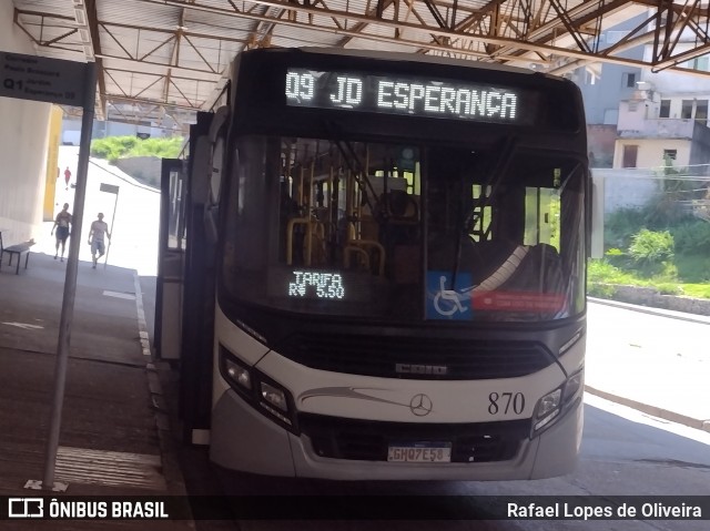 Auto Ônibus Moratense 870 na cidade de Francisco Morato, São Paulo, Brasil, por Rafael Lopes de Oliveira. Número da foto: #12738785.