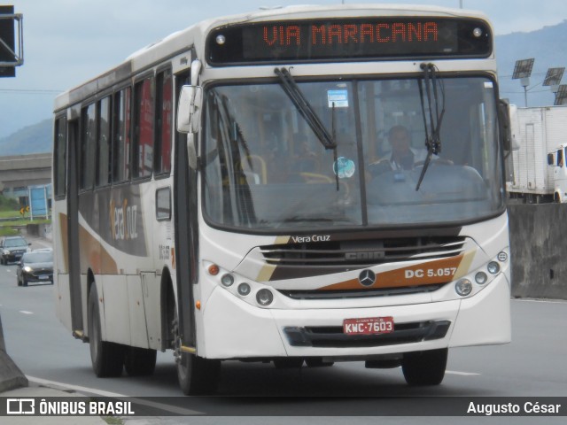 Auto Ônibus Vera Cruz DC 5.057 na cidade de Duque de Caxias, Rio de Janeiro, Brasil, por Augusto César. Número da foto: #12739061.
