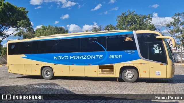 Viação Novo Horizonte 591511 na cidade de Vitória da Conquista, Bahia, Brasil, por Fábio Paixão. Número da foto: #12738455.