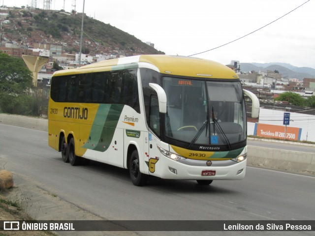 Empresa Gontijo de Transportes 21430 na cidade de Caruaru, Pernambuco, Brasil, por Lenilson da Silva Pessoa. Número da foto: #12740114.