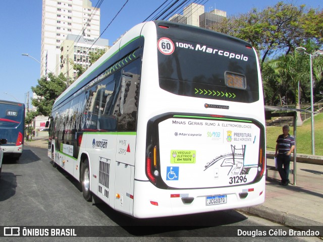 Coletivos São Lucas 31296 na cidade de Belo Horizonte, Minas Gerais, Brasil, por Douglas Célio Brandao. Número da foto: #12739145.