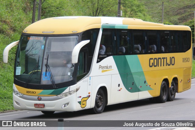 Empresa Gontijo de Transportes 18510 na cidade de Piraí, Rio de Janeiro, Brasil, por José Augusto de Souza Oliveira. Número da foto: #12740141.