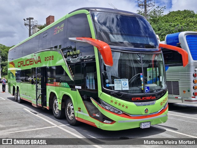 Autobuses Cruceña 2022 na cidade de Barueri, São Paulo, Brasil, por Matheus Vieira Mortari. Número da foto: #12738815.