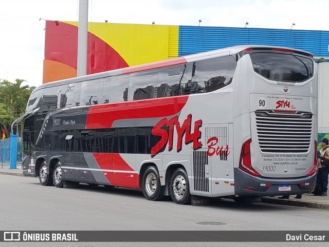 Style Bus 19000 na cidade de Santos, São Paulo, Brasil, por Davi Cesar. Número da foto: #12738280.