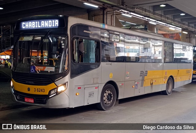 Transunião Transportes 3 6243 na cidade de São Paulo, São Paulo, Brasil, por Diego Cardoso da Silva. Número da foto: #12739135.