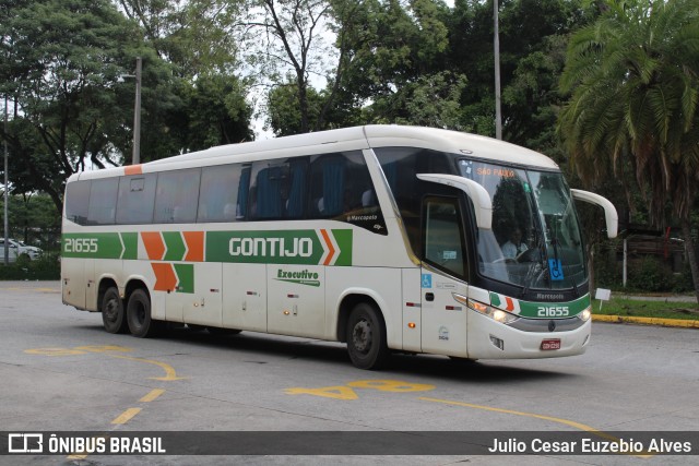 Empresa Gontijo de Transportes 21655 na cidade de São Paulo, São Paulo, Brasil, por Julio Cesar Euzebio Alves. Número da foto: #12740499.