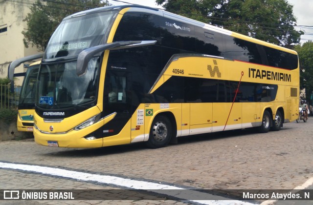 Viação Nova Itapemirim 40946 na cidade de Mimoso do Sul, Espírito Santo, Brasil, por Marcos Ataydes. N. Número da foto: #12739523.