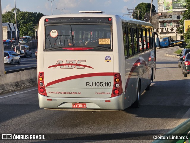 Auto Viação ABC RJ 105.110 na cidade de Niterói, Rio de Janeiro, Brasil, por Cleiton Linhares. Número da foto: #12738707.