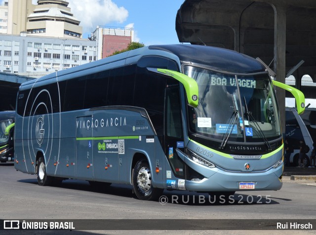 Viação Garcia 82059 na cidade de Porto Alegre, Rio Grande do Sul, Brasil, por Rui Hirsch. Número da foto: #12739376.