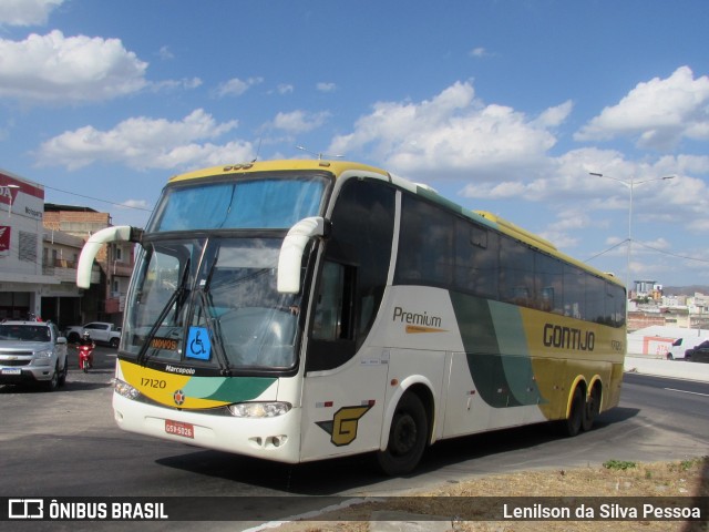 Empresa Gontijo de Transportes 17120 na cidade de Caruaru, Pernambuco, Brasil, por Lenilson da Silva Pessoa. Número da foto: #12739037.