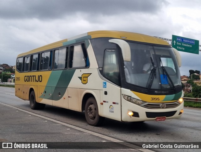 Empresa Gontijo de Transportes 3195 na cidade de Belo Horizonte, Minas Gerais, Brasil, por Gabriel Costa Guimarães. Número da foto: #12738684.
