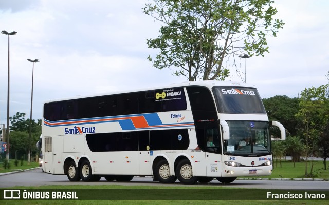 VUSC - Viação União Santa Cruz 2400 na cidade de Florianópolis, Santa Catarina, Brasil, por Francisco Ivano. Número da foto: #12739856.
