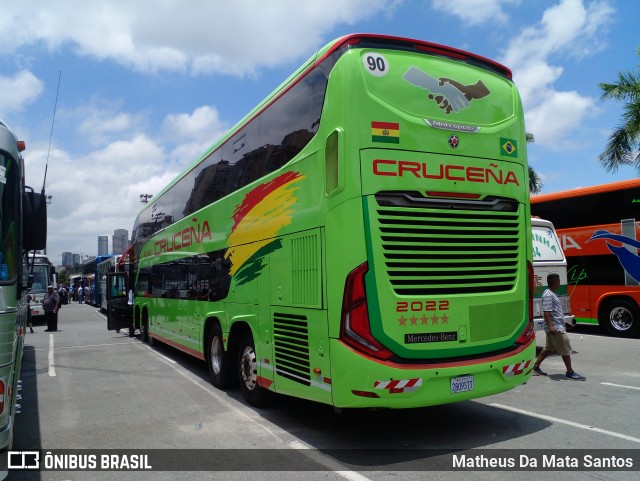 Autobuses Cruceña 2022 na cidade de Barueri, São Paulo, Brasil, por Matheus Da Mata Santos. Número da foto: #12739861.