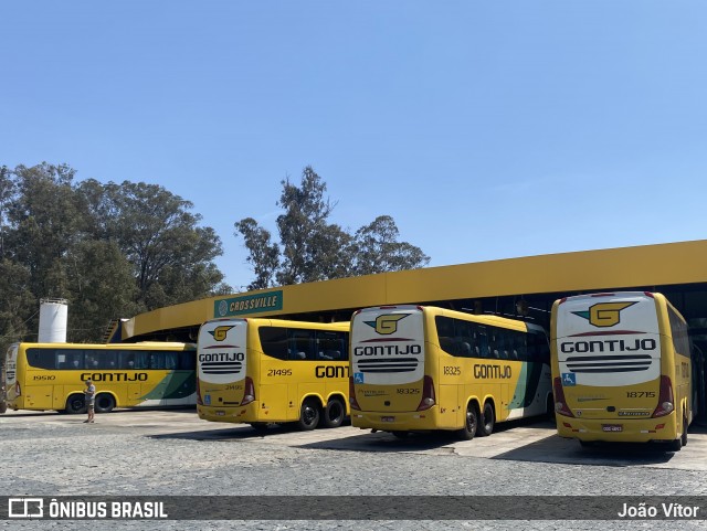 Empresa Gontijo de Transportes 18715 na cidade de Perdões, Minas Gerais, Brasil, por João Vítor. Número da foto: #12739525.