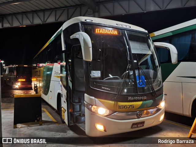 Empresa Gontijo de Transportes 18675 na cidade de Estiva, Minas Gerais, Brasil, por Rodrigo Barraza. Número da foto: #12739640.