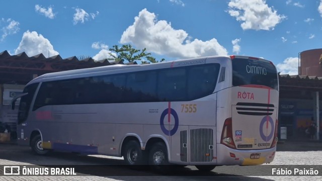 Rota Transportes Rodoviários 7555 na cidade de Vitória da Conquista, Bahia, Brasil, por Fábio Paixão. Número da foto: #12740898.