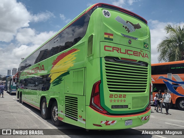 Autobuses Cruceña 2022 na cidade de Barueri, São Paulo, Brasil, por Alexandre  Magnus. Número da foto: #12742750.