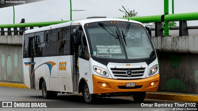 ODZ - Ómnibus de Zumpango 6977 na cidade de Pachuca de Soto, Hidalgo, México, por Omar Ramírez Thor2102. Número da foto: #12742219.