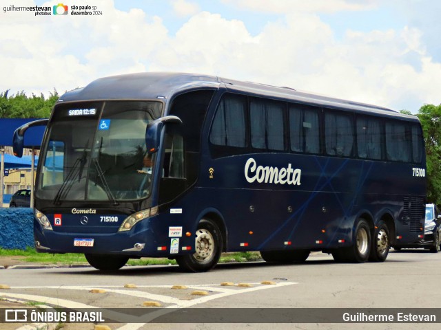Viação Cometa 715100 na cidade de São Paulo, São Paulo, Brasil, por Guilherme Estevan. Número da foto: #12743245.