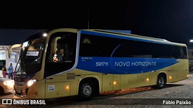 Viação Novo Horizonte 591711 na cidade de Barra da Estiva, Bahia, Brasil, por Fábio Paixão. Número da foto: #12740885.
