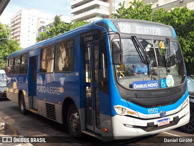 Nortran Transportes Coletivos 6502 na cidade de Porto Alegre, Rio Grande do Sul, Brasil, por Daniel Girald. Número da foto: #12742749.