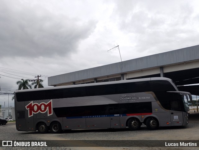 Auto Viação 1001 RJ 108.1143 na cidade de Campos dos Goytacazes, Rio de Janeiro, Brasil, por Lucas Martins. Número da foto: #12740812.