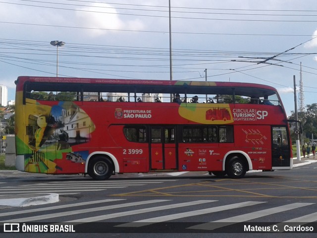 Sambaíba Transportes Urbanos 2 3999 na cidade de São Paulo, São Paulo, Brasil, por Mateus C.  Cardoso. Número da foto: #12741510.
