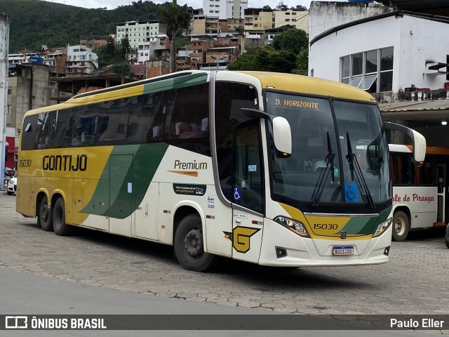 Empresa Gontijo de Transportes 15030 na cidade de Manhuaçu, Minas Gerais, Brasil, por Paulo Eller. Número da foto: #12742442.