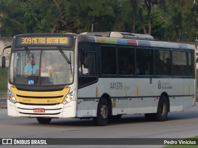 Real Auto Ônibus A41379 na cidade de Rio de Janeiro, Rio de Janeiro, Brasil, por Pedro Vinicius. Número da foto: #12742096.