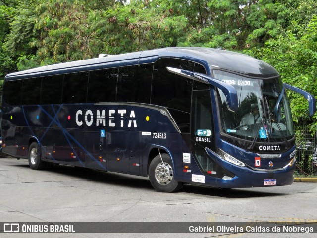 Viação Cometa 724513 na cidade de São Paulo, São Paulo, Brasil, por Gabriel Oliveira Caldas da Nobrega. Número da foto: #12741630.
