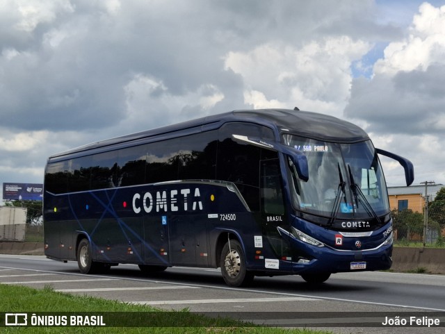 Viação Cometa 724500 na cidade de Lorena, São Paulo, Brasil, por João Felipe. Número da foto: #12742432.